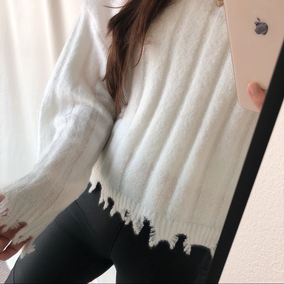 Frayed Edge Sweater - Picture 3 of 7